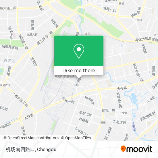 机场南四路口 map