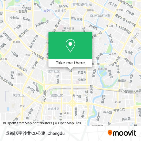 成都恬宇沙龙CD公寓 map