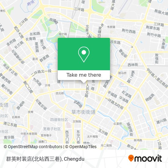 群英时装店(北站西三巷) map