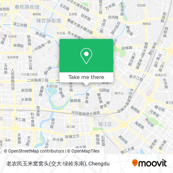 老农民玉米窝窝头(交大·绿岭东南) map