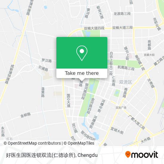 好医生国医连锁双流(仁德诊所) map