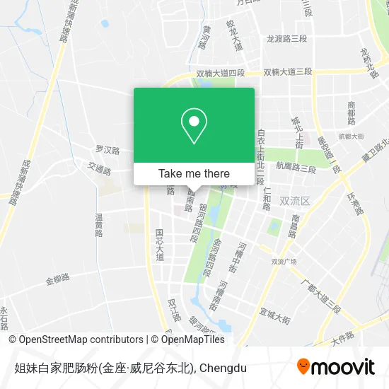姐妹白家肥肠粉(金座·威尼谷东北) map