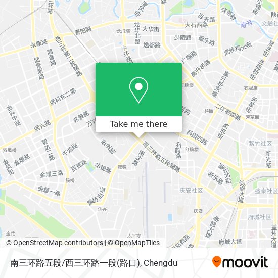 南三环路五段/西三环路一段(路口) map
