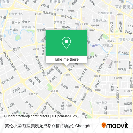 英伦小屋(红星美凯龙成都双楠商场店) map