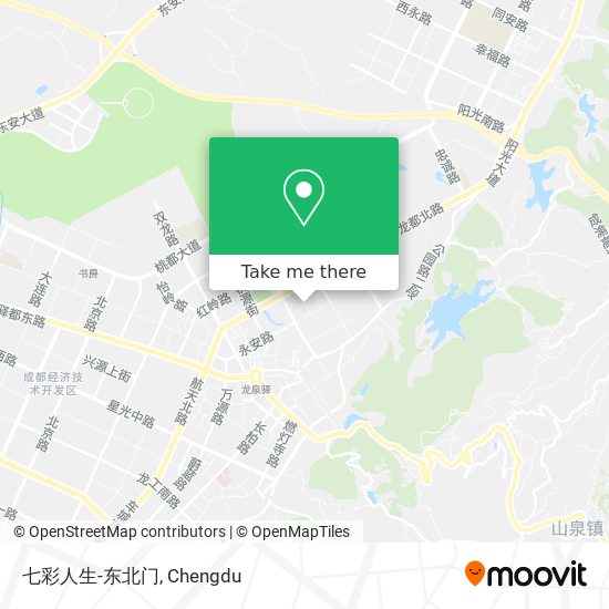 七彩人生-东北门 map