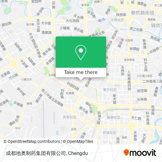 成都地奥制药集团有限公司 map