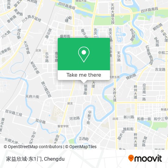 家益欣城-东1门 map