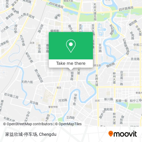 家益欣城-停车场 map