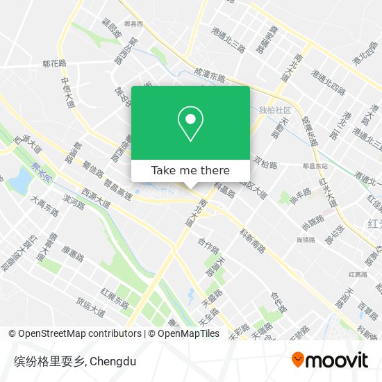 缤纷格里耍乡 map
