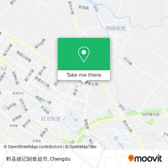 郫县姚记副食超市 map