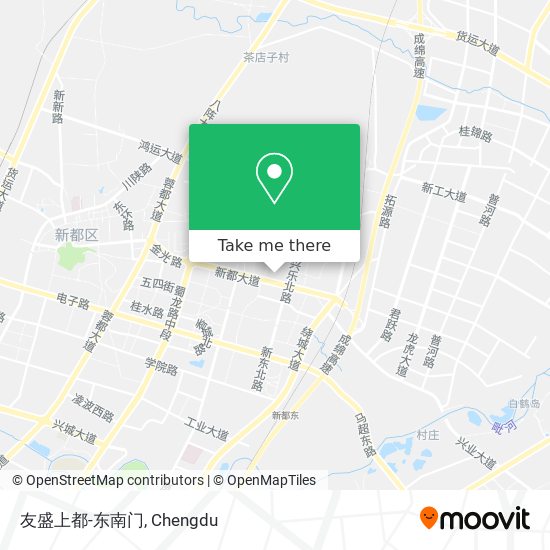 友盛上都-东南门 map