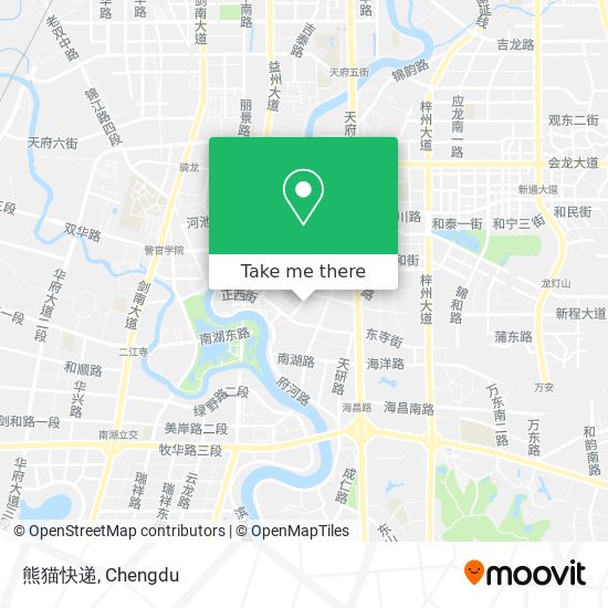 熊猫快递 map