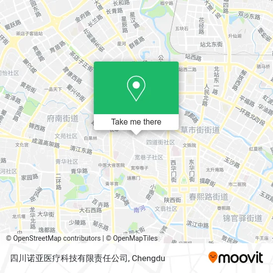 四川诺亚医疗科技有限责任公司 map