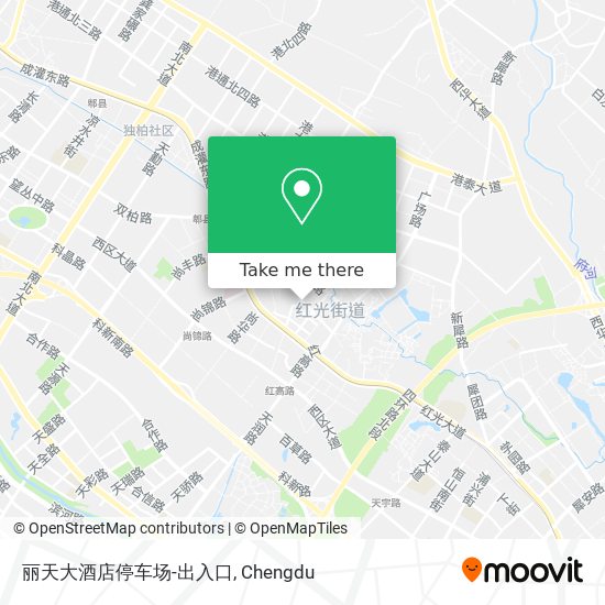 丽天大酒店停车场-出入口 map