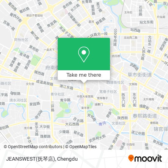 JEANSWEST(抚琴店) map