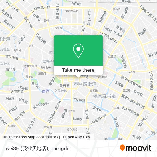 weiSHi(茂业天地店) map