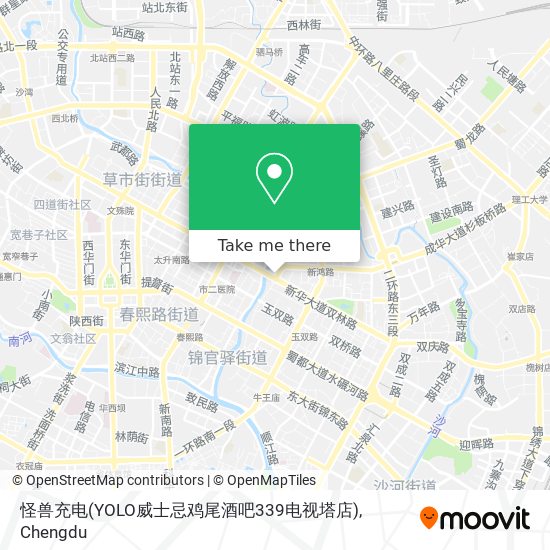 怪兽充电(YOLO威士忌鸡尾酒吧339电视塔店) map