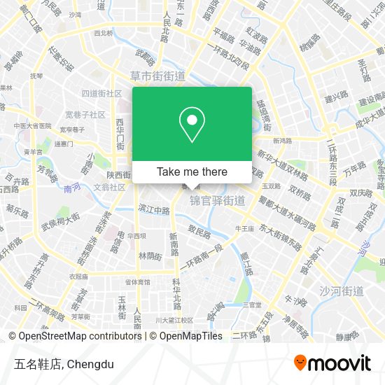 五名鞋店 map