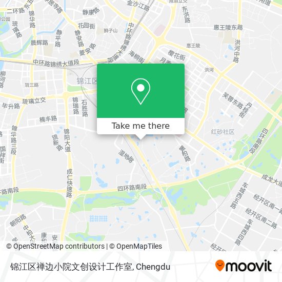 锦江区禅边小院文创设计工作室 map