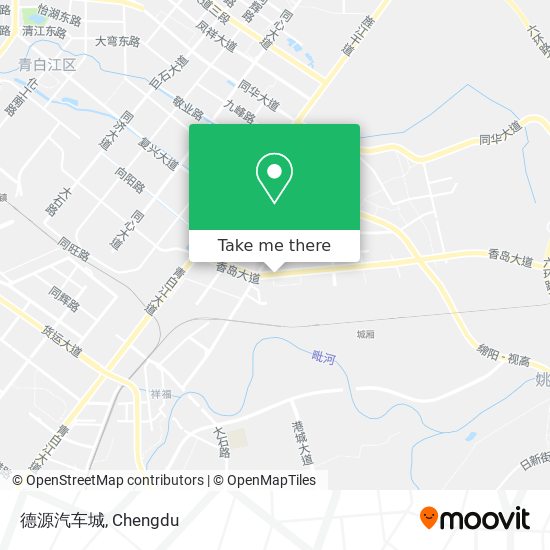 德源汽车城 map