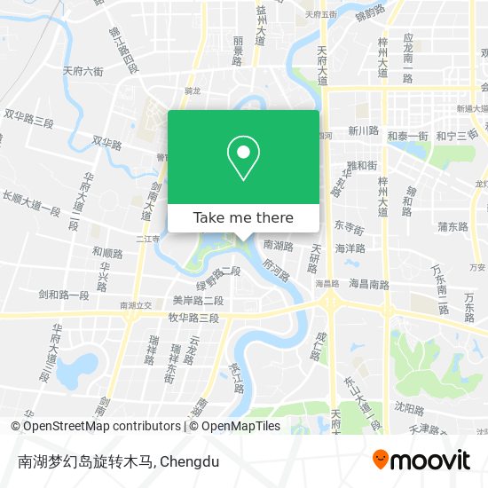 南湖梦幻岛旋转木马 map