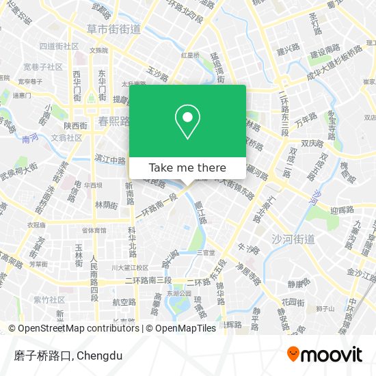 磨子桥路口 map