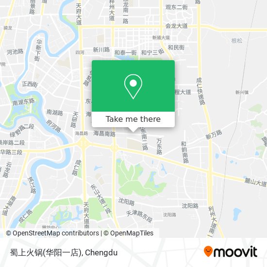 蜀上火锅(华阳一店) map
