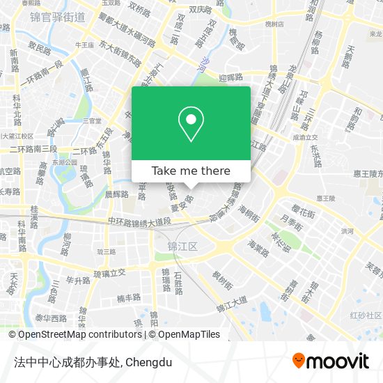法中中心成都办事处 map