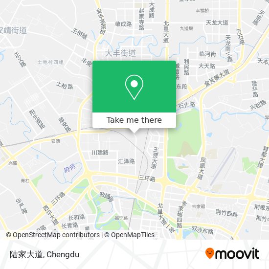 陆家大道 map