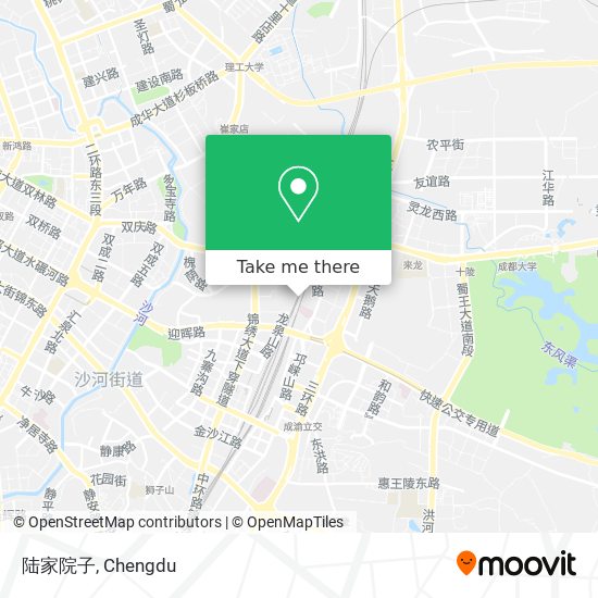 陆家院子 map