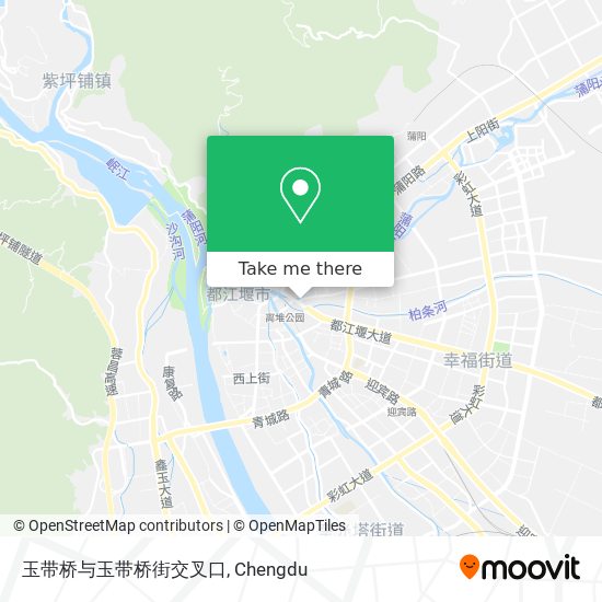 玉带桥与玉带桥街交叉口 map