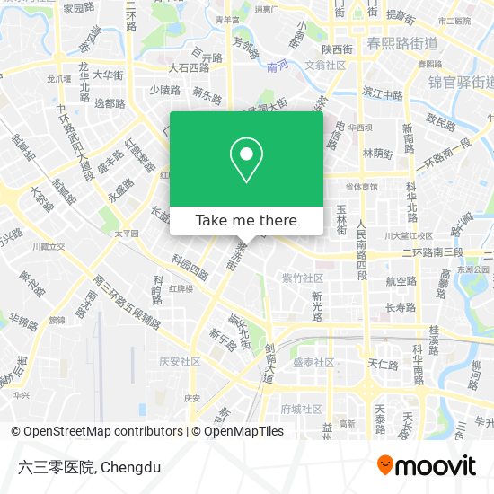 六三零医院 map