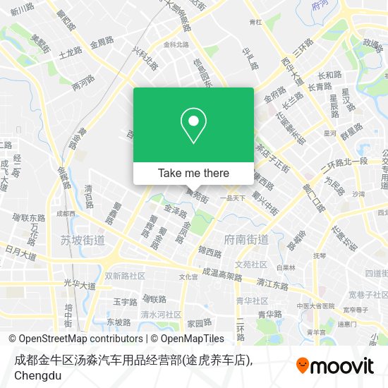 成都金牛区汤淼汽车用品经营部(途虎养车店) map