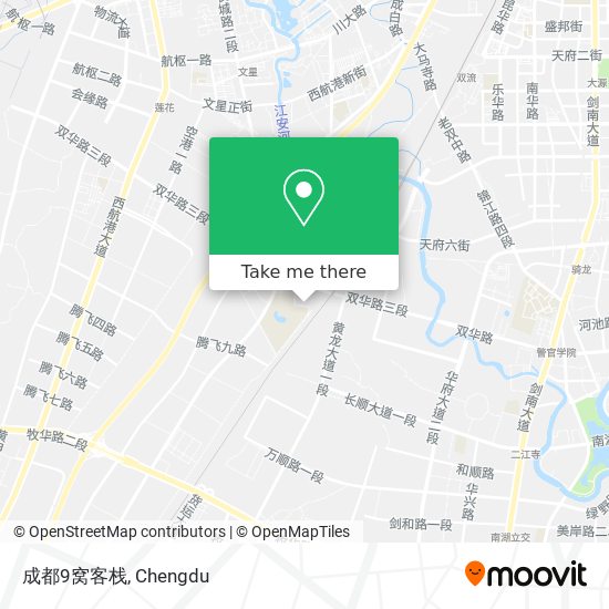 成都9窝客栈 map
