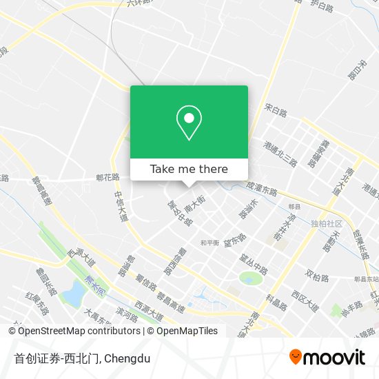 首创证券-西北门 map
