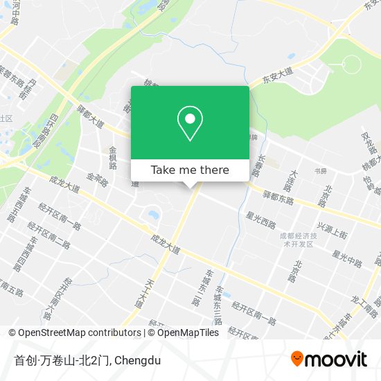 首创·万卷山-北2门 map