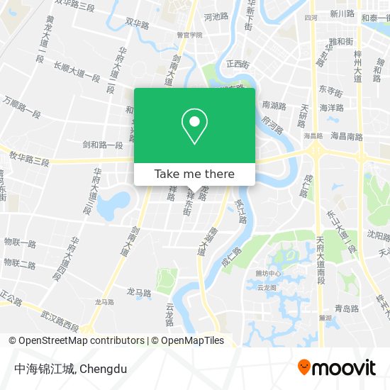 中海锦江城 map