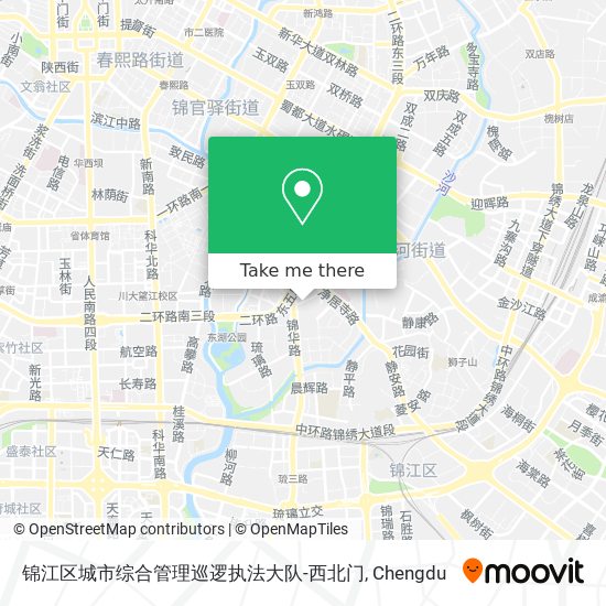 锦江区城市综合管理巡逻执法大队-西北门 map