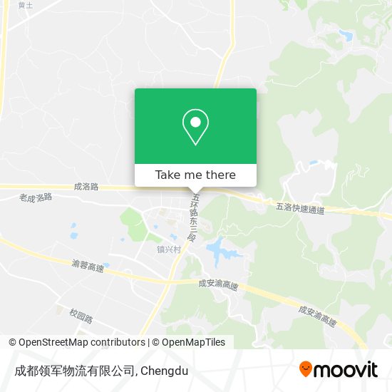 成都领军物流有限公司 map