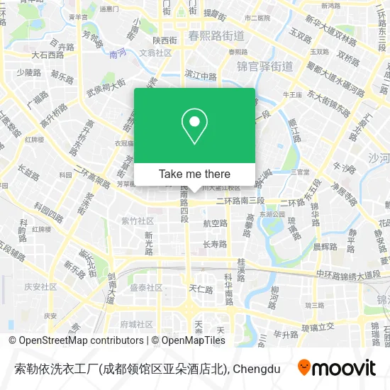 索勒依洗衣工厂(成都领馆区亚朵酒店北) map