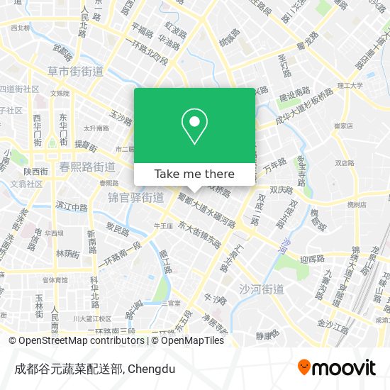成都谷元蔬菜配送部 map