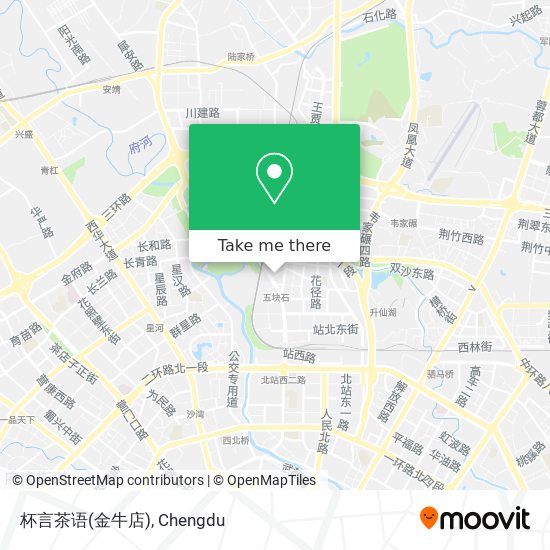 杯言茶语(金牛店) map
