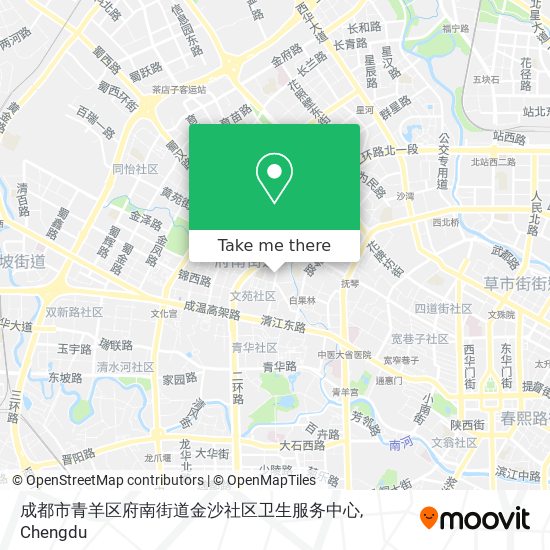 成都市青羊区府南街道金沙社区卫生服务中心 map