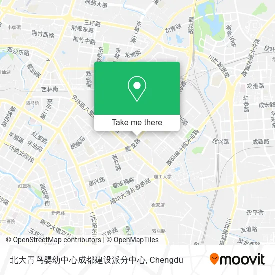 北大青鸟婴幼中心成都建设派分中心 map