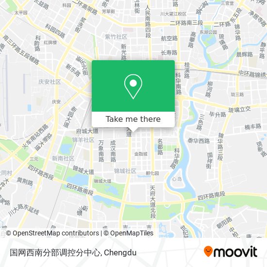 国网西南分部调控分中心 map