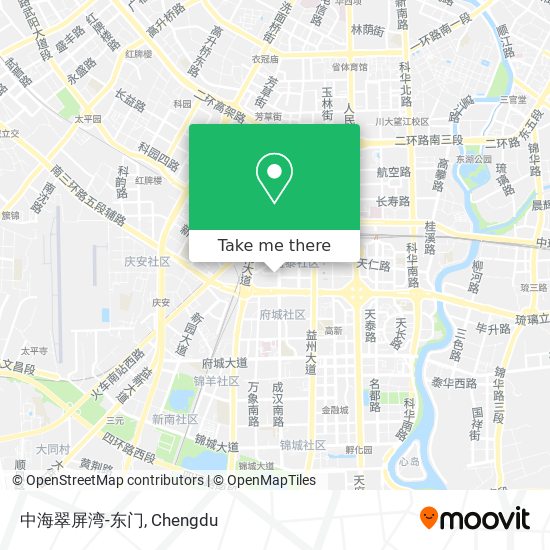 中海翠屏湾-东门 map