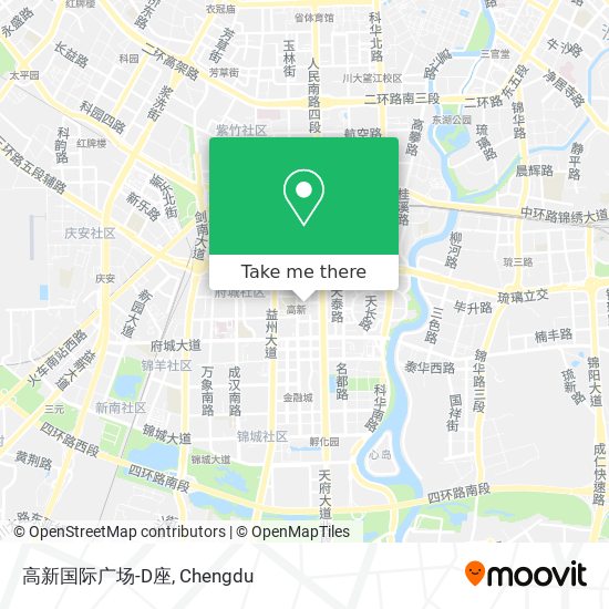高新国际广场-D座 map
