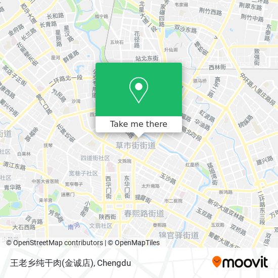 王老乡纯干肉(金诚店) map