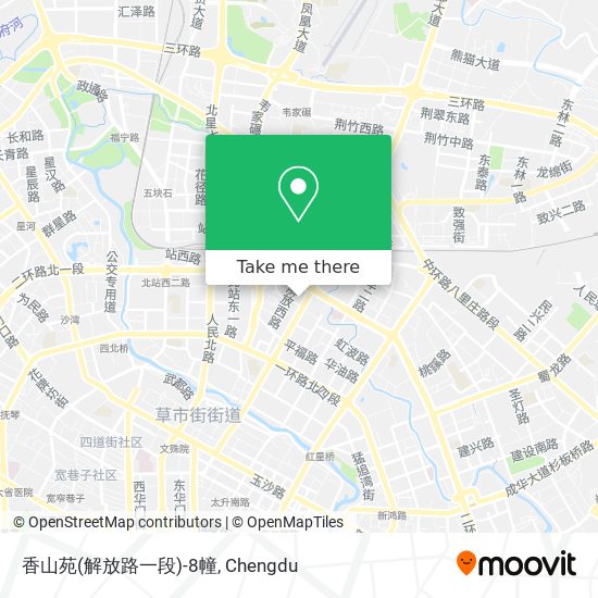 香山苑(解放路一段)-8幢 map