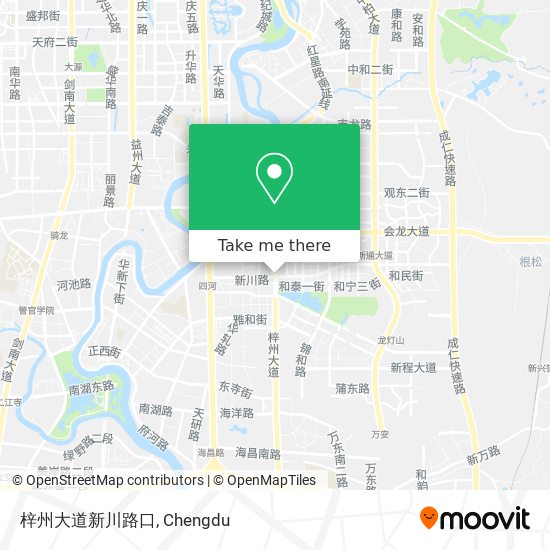 梓州大道新川路口 map